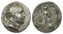 KINGS OF CAPPADOCIA, Ariarathes V 163-134 BC. AR Drachm. 4.13g. 18.6m