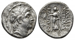 KINGS OF CAPPADOCIA, Ariarathes VII 116-101 BC. AR Drachm. 4.06g. 18.0m