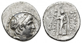 KINGS OF CAPPADOCIA, Ariarathes VI 130-116 BC. AR Drachm 3.70g 18.4m.