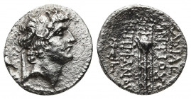 KINGS OF CAPPADOCIA, Ariarathes X 42-36 BC. AR Drachm. 3.42g. 17.2m