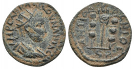 PISIDIA, Antioch. Volusian 251-253. AE. 4.76g. 21.1m.