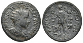 PISIDIA, Antioch. Philip III 247-249. AE. 12.49g. 26.8m.