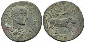 LYCAONIA, Iconium. Gallienus 253-268. AE. 14.40g. 30.6m.