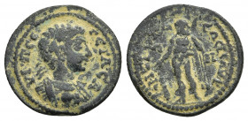 CILICIA, Isaura. Geta as Caesar 198-211. AE. 3.77g. 20.4m.