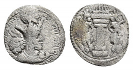 SASANIAN KINGDOM. Shapur I 241-272. AR Obol. 0.52g. 12.3m.