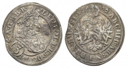 LEOPOLD I 1657-1705. Dated 1702. 1.61g. 22.0m.