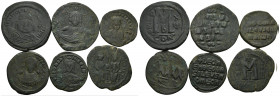 Byzantine follis 6 pieces