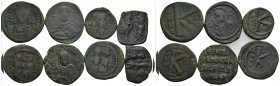 Byzantine follis 7 pieces