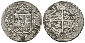 FELIPE V. 2 reales. 1740. Madrid. JF. AR 5,54 g. 27 mm. VI-641. MBC.