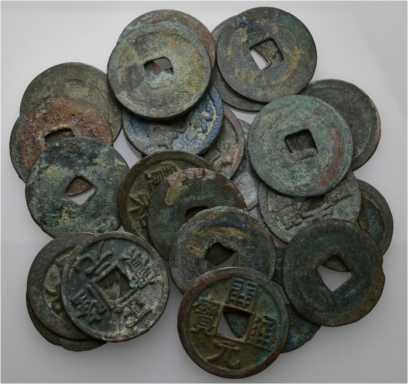 MONEDAS EXTRANJERAS. CHINA. Lote de 23 monedas de diferentes módulos. Dinastía S...