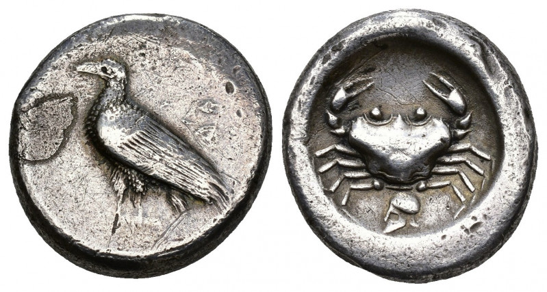 GRECIA ANTIGUA. SICILIA. Akragas. Didracma (ante. 413 a.C.). A/ Águila a izq., (...