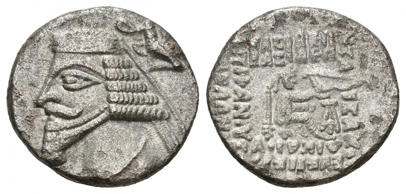 GRECIA ANTIGUA. REYES DE PARTIA. Fraates IV (38-2 a.C.). Dracma. Ecbatana. A/ De...