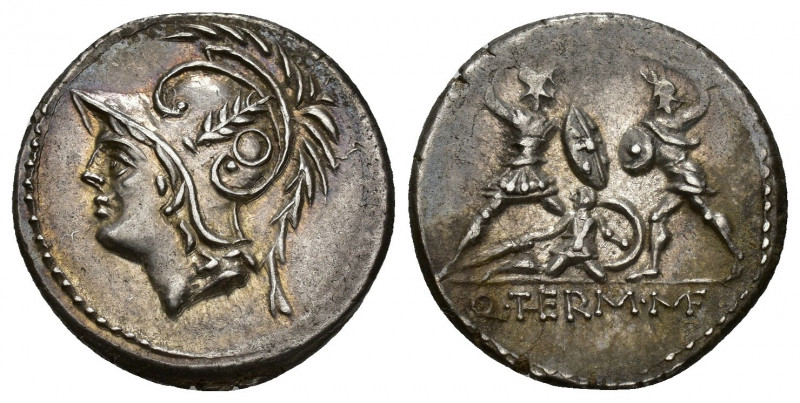 REPÚBLICA ROMANA. MINUCIA. Q. Minucius Thermus M. f. Denario. Roma (103 a.C.). A...