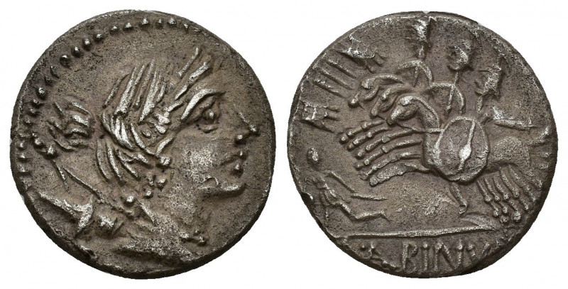 REPÚBLICA ROMANA. POSTUMIA. Aulus Postumius Albinus. Denario. Roma (131 a.C.). A...