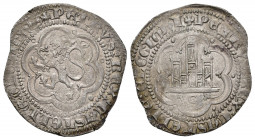 REINOS DE CASTILLA Y LEÓN. PEDRO I. 2 maravedís. Sevilla. VE 2,19 g. 27,3 mm. III-388. BM-539. Imperatrix P1:8.10, este ejemplar ilustrado.Cospel irre...