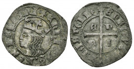 REINOS DE CASTILLA Y LEÓN. ENRIQUE II. Cruzado. Sin ceca. VE 1,73 g. 24,1 mm. III-450. BMM-621. Imperatrix E2:11.95. MBC+.
