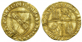 REINOS DE CASTILLA Y LEÓN. JUAN II. Dobla de la banda. Sevilla. A/ + IOHANES* DEI* GRACIA* REX* LEGION. R/ +IOHANES* DEI* GRACA* REX* CCRSRL. Ley. sep...