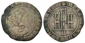REINOS DE CASTILLA Y LEÓN. ENRIQUE IV. Maravedí. Ávila. VE 1,49 g. 23,9 mm. A invertida. III-790.6. BMM-955.19. MBC-/BC+.