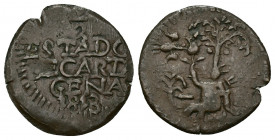FERNANDO VII. 1/2 real. 1813. Cartagena de Indias. AE 1,70 g. 21 mm. AC-317. MBC+.