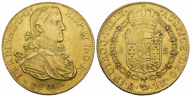 FERNANDO VII. 8 escudos. 1808. México. TH. AU 27 g. 36,7 mm. VI-1481. R.B.O. MBC+/EBC-.