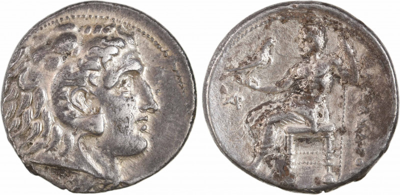 Macédoine, Alexandre le Grand, tétradrachme, Byblos, c.330-320 av. J.-C
A/Anépi...
