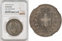 Italie (royaume d'), Victor-Emmanuel II, 5 lire, 1873 Rome, NGC XF Details
A/VITTORIO EMANUELE II// (date)
Tête nue de Victor-Emmanuel à droite ; en...