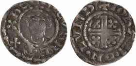 Angleterre, Henri II Plantagenêt, penny à la petite croix, s.d. Londres
A/+ HENRICVS RE - X
Buste couronné avec le sceptre de face
R/+ IOHAN. ON. L...