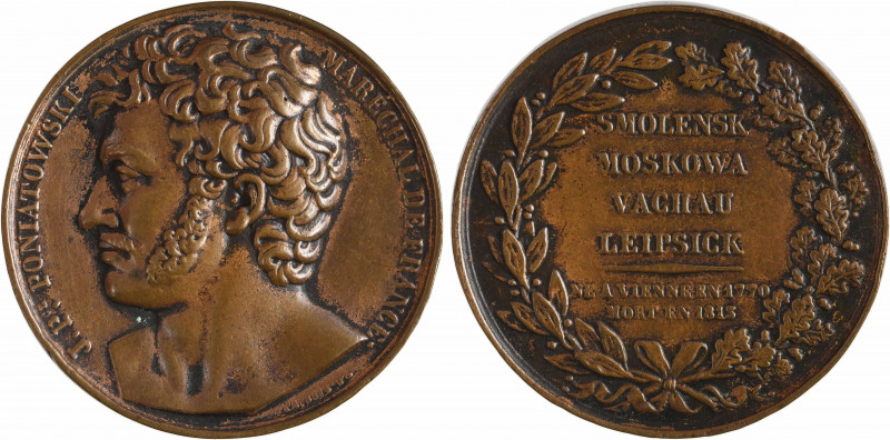 Premier Empire, le maréchal Poniatowski, par Caunois, s.d. (1813) Paris
A/J. Pc...