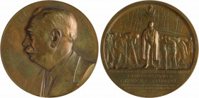 IIIe République, hommage à Georges Pointel (percement du boulevard Haussmann), par Cogné, 1934 Paris
A/GEORGES POINTEL - 1909-1934
Buste de Georges ...