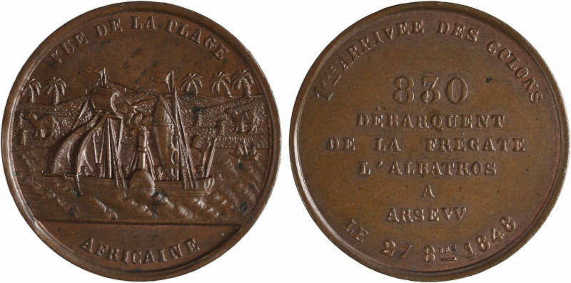 Algérie, débarquement des colons à Arzew, 1848 Paris
A/VUE DE LA PLAGE// AFRICA...