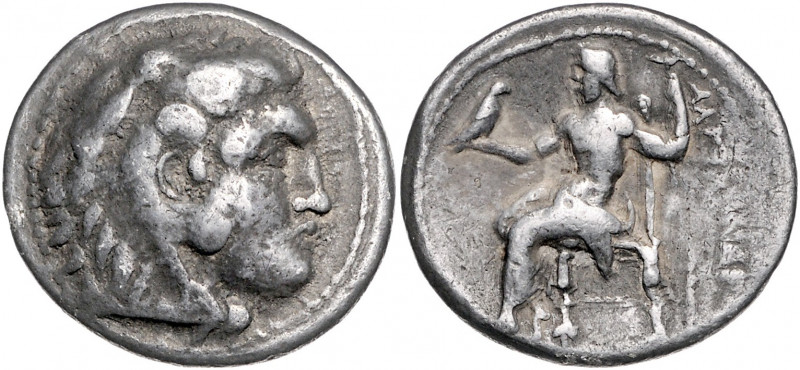 GRIECHENLAND, MAKEDONIEN. Alexander III. der Große, 336-323 v.Chr., AR Tetradrac...