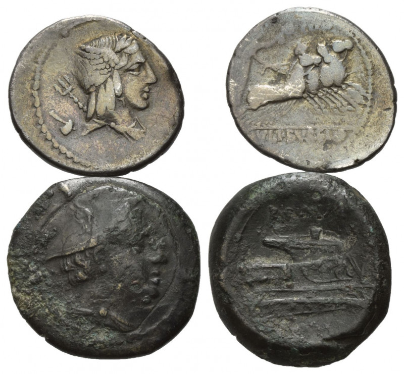 RÖMISCHE REPUBLIK, Anonyme Ausgaben, 217-215 v.Chr., AE Semuncia. Merkurkopf r. ...