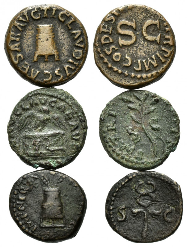 RÖMISCHES REICH, Claudius, 41-54, AE Quadrans (41-3), Rom. TI CLAVDIVS CAESAR AV...