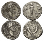 RÖMISCHES REICH, Antoninus Pius, 138-161, AR Denar TRP XIII =149-150, Rom. Belorb. Büste r., ANTONINVS PIVS PP TRP XIII. Rs.Genius l. stehend, COS III...