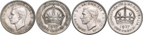 AUSTRALIEN, Georg VI., 1936-1952, Crown 1937.
2 Stk., ss+
KM 34