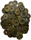 CHINA, Ching-Dynastie, 1644-1911, Lot Cash-Münzen meist K'ang Hsi und Ch'ien Lung, einige andere.
76 Stk., sge bis ss