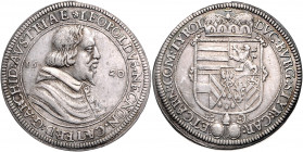 HAUS HABSBURG, Leopold V., 1619-1632, Taler 1620, Hall. 28,50g.
Rs.kl.Kr., ss-vz
Dav.3328; MT 419 Var.