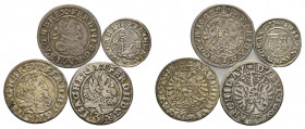 HAUS HABSBURG, Ferdinand II., 1619-1637, Groschen =3 Kreuzer 1628 HR, 1629 HR, Breslau. DAZU:3 Kreuzer 1626, Wien; Ungarn, Denar 1540 KB, Kremnitz.
4...