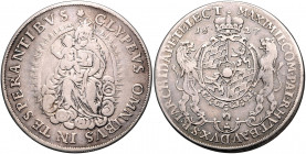 BAYERN, Maximilian I., 1598-1651, 1/2 Madonnentaler 1627, München.
ss
Witt.910; Hahn 104