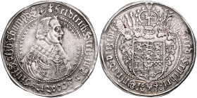 BRAUNSCHWEIG UND LÜNEBURG, LINIE LÜNEBURG-CELLE, Friedrich von Celle, 1636-1648, Reichstaler 1639 HS, Goslar. Geharn. Büste r. Rs.5fach behelmtes Wapp...