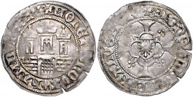 HAMBURG, STADT, Schilling =12 Pfennig o.J. (1480). Nach dem Rezess von 1468. 2,25g.
ss
Gaed.907