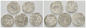 LIPPE, Simon VII., 1613-1627, Groschen =1/24 Taler 1615, ohne Mzz.; 1616, Blomberg; Kipper zu 1/24 Taler 1618, Detmold; 1619, Detmold. DAZU:Simon VI.,...