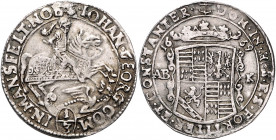 MANSFELD, VORDERORTLINIE EISLEBEN, Johann Georg III., 1647-1710, 1/3 Taler 1669 ABK, Eisleben. St.Georg r. reitend. Rs.Bekröntes Wappen. 9,26g.
Hsp.,...