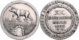 ANHALT-BERNBURG, Alexius Friedrich Christian, 1796-1834, Gulden 1806 HS.
ss-vz
AKS 3; J.50
