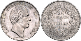 BADEN, Leopold, 1830-1852, Doppeltaler 1841.
schöne Patina, vz
AKS 88; T.24; Dav.524