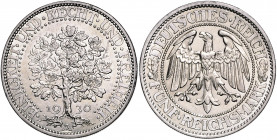 WEIMARER REPUBLIK, 1919-1933, 5 Reichsmark 1930 A. Eichbaum.
zaponiert, ss-vz
J.331