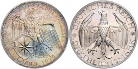 WEIMARER REPUBLIK, 1919-1933, 3 Reichsmark 1929 A. Waldeck.
PP
J.337