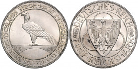 WEIMARER REPUBLIK, 1919-1933, 5 Reichsmark 1930 F. Rheinlandräumung.
st fein
J.346