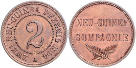 KOLONIEN, Deutsch-Neuguinea, 2 Pfennig 1894 A.
f.st
J.702