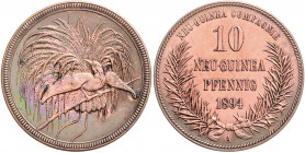 KOLONIEN, Deutsch-Neuguinea, 10 Pfennig 1894 A.
vz/st
J.703